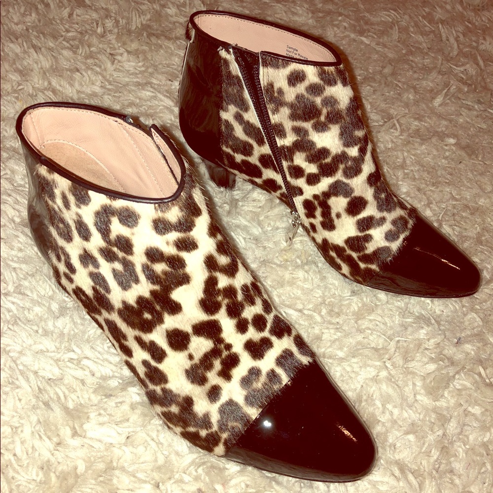 Taryn Rose Collection Cheetah fur booties